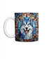 Alaskan Malamute Suncatcher Artwork Ceramic Mug